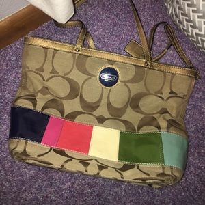 Gently used Coach tote bag!